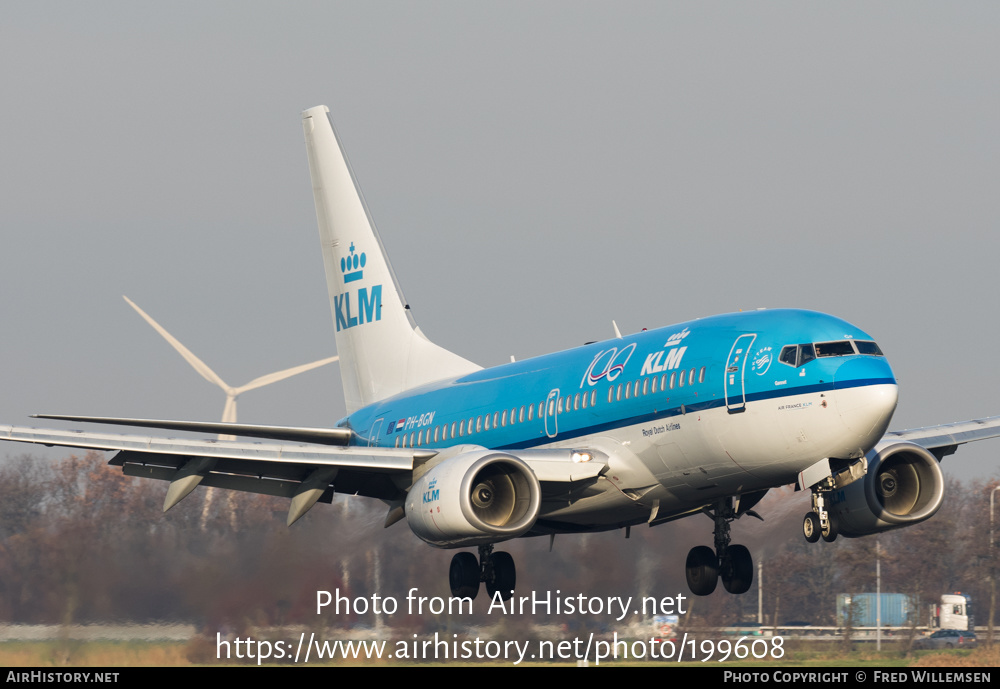 Aircraft Photo of PH-BGN | Boeing 737-7K2 | KLM - Royal Dutch Airlines | AirHistory.net #199608