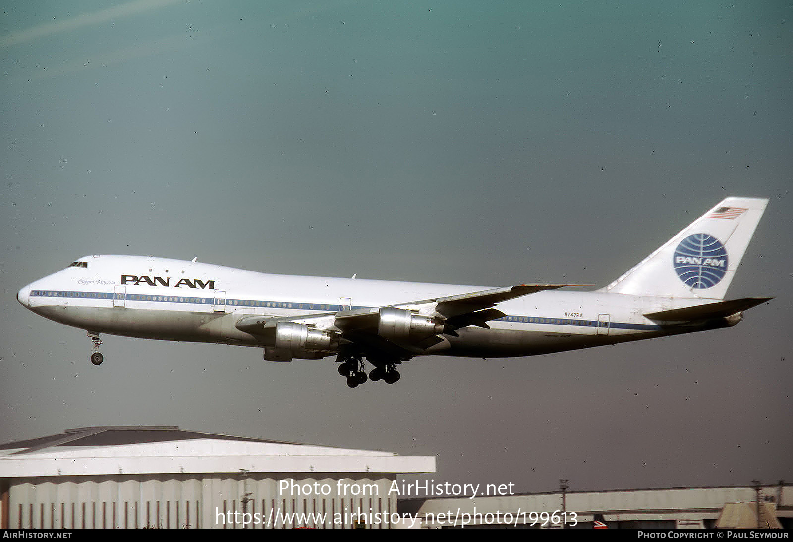 Aircraft Photo of N747PA | Boeing 747-121 | Pan American World Airways - Pan  Am | AirHistory.net #199613