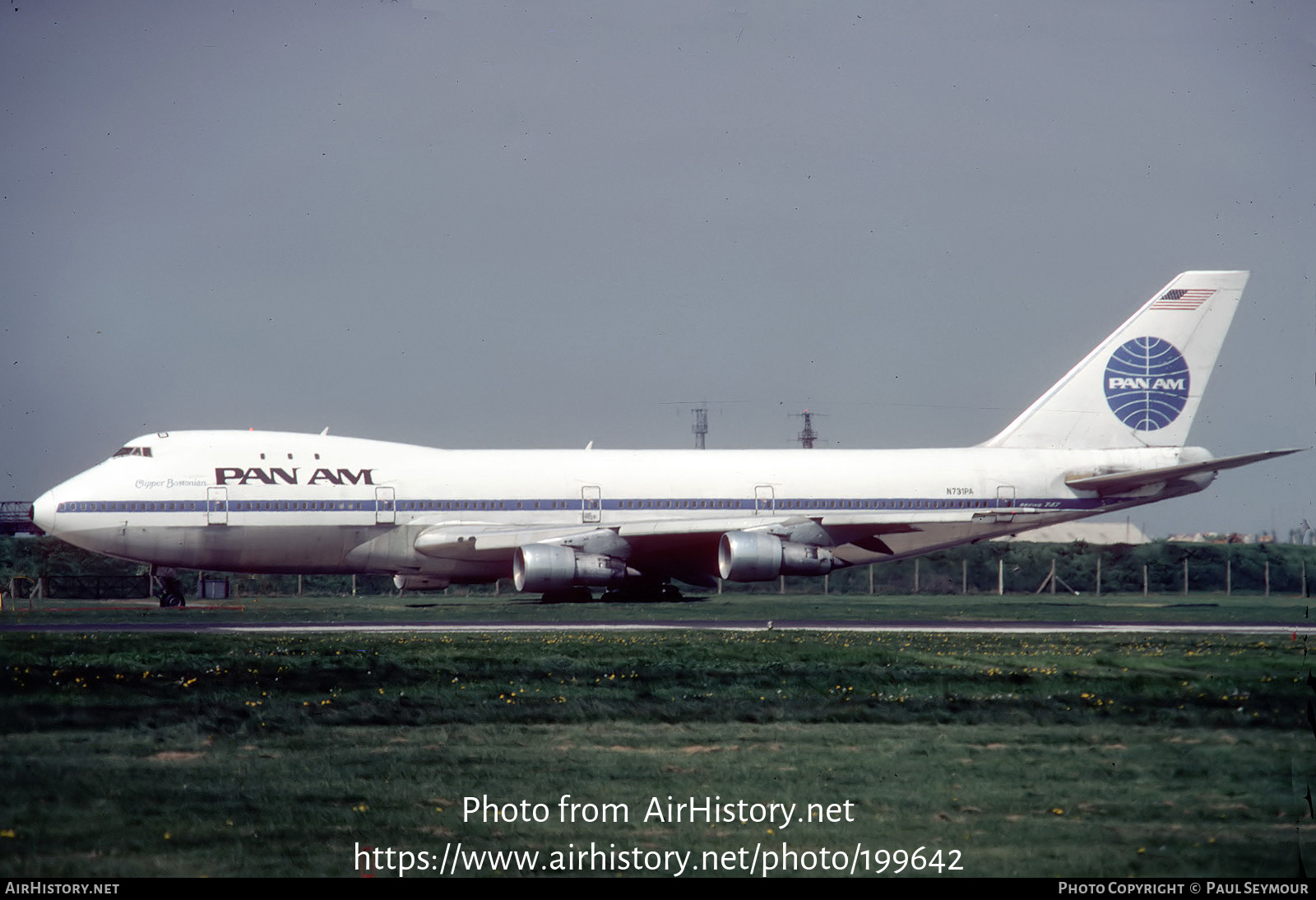 Aircraft Photo of N731PA | Boeing 747-121 | Pan American World Airways - Pan Am | AirHistory.net #199642