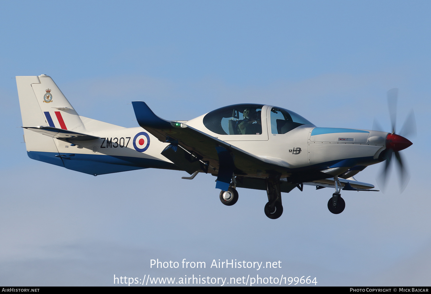 Aircraft Photo of ZM307 | Grob G-120TP Prefect T1 | UK - Air Force | AirHistory.net #199664