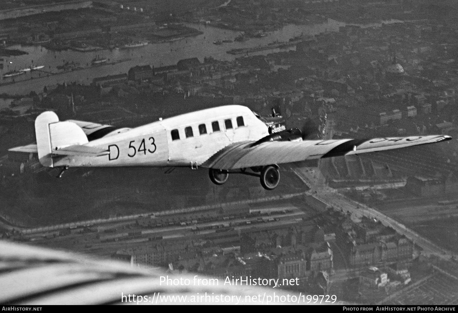 Aircraft Photo of D-543 | Junkers G24 | AirHistory.net #199729