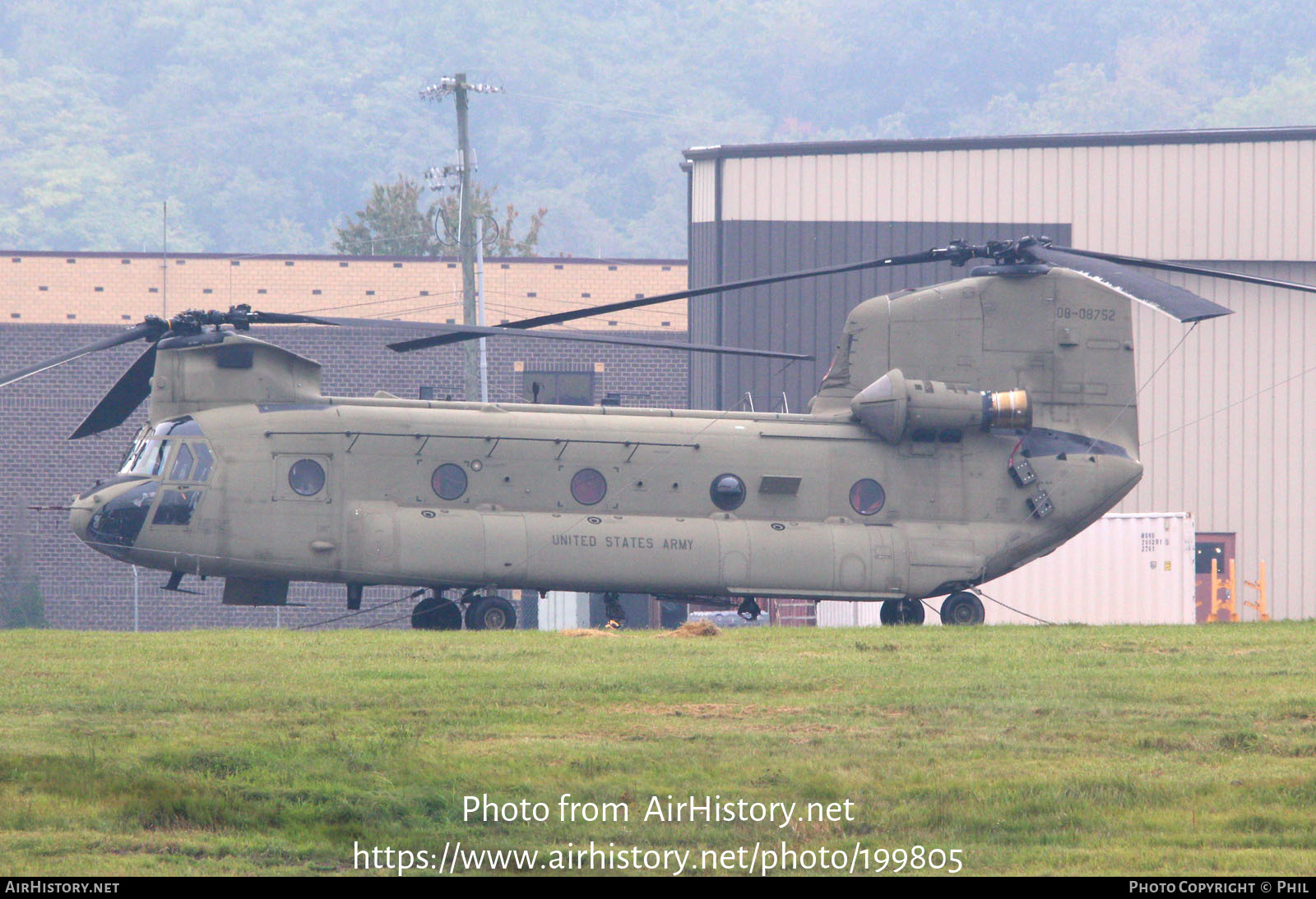 Aircraft Photo of 08-8752 / 08-08752 | Boeing CH-47F Chinook (414) | USA - Army | AirHistory.net #199805