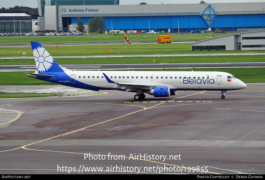 Aircraft Photo of EW-513PO | Embraer 195LR (ERJ-190-200LR) | Belavia | AirHistory.net #199855