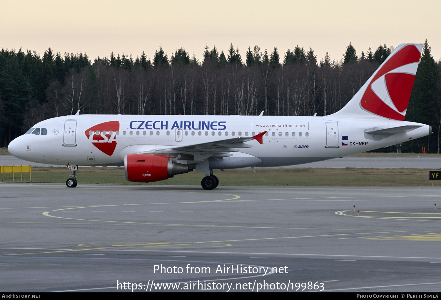 Aircraft Photo of OK-NEP | Airbus A319-112 | ČSA - Czech Airlines | AirHistory.net #199863