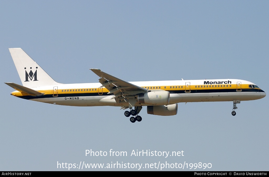 Aircraft Photo of G-MONB | Boeing 757-2T7 | Monarch Airlines | AirHistory.net #199890