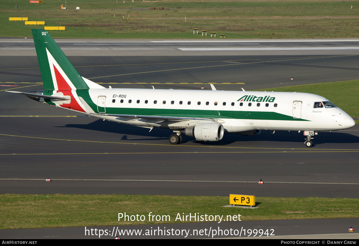 Aircraft Photo of EI-RDG | Embraer 175STD (ERJ-170-200STD) | Alitalia CityLiner | AirHistory.net #199942