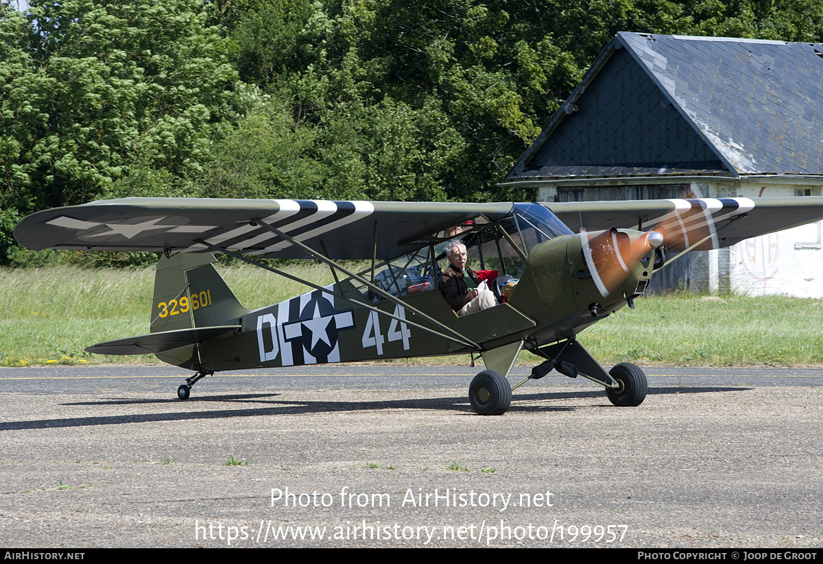 Aircraft Photo of G-AXHR / 329601 | Piper J-3C-65 Cub | USA - Air Force | AirHistory.net #199957