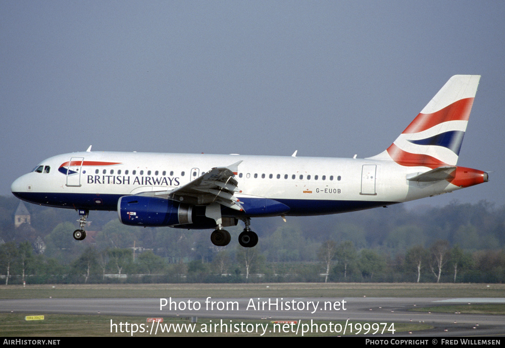 Aircraft Photo of G-EUOB | Airbus A319-131 | British Airways | AirHistory.net #199974