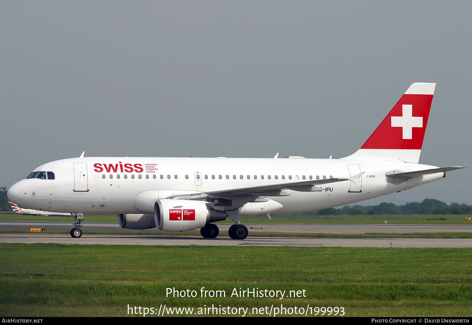 Aircraft Photo of HB-IPU | Airbus A319-112 | Swiss International Air Lines | AirHistory.net #199993