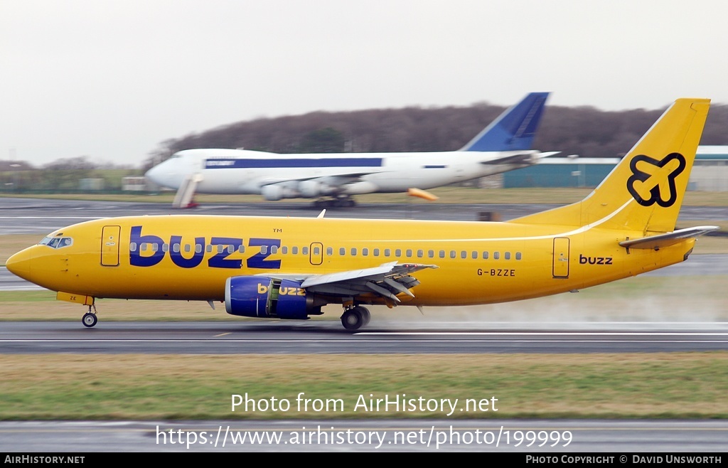 Aircraft Photo of G-BZZE | Boeing 737-3Q8 | Buzz | AirHistory.net #199999