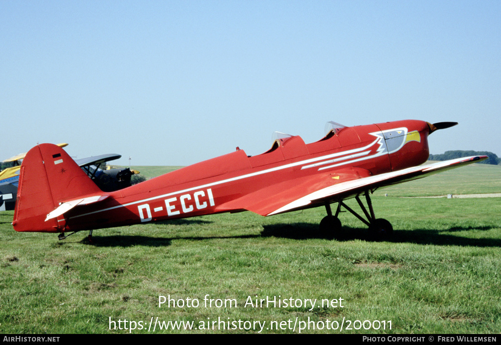 Aircraft Photo of D-ECCI | Klemm Kl 35D | AirHistory.net #200011