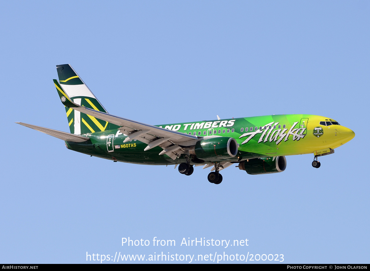 Aircraft Photo of N607AS | Boeing 737-790 | Alaska Airlines | AirHistory.net #200023