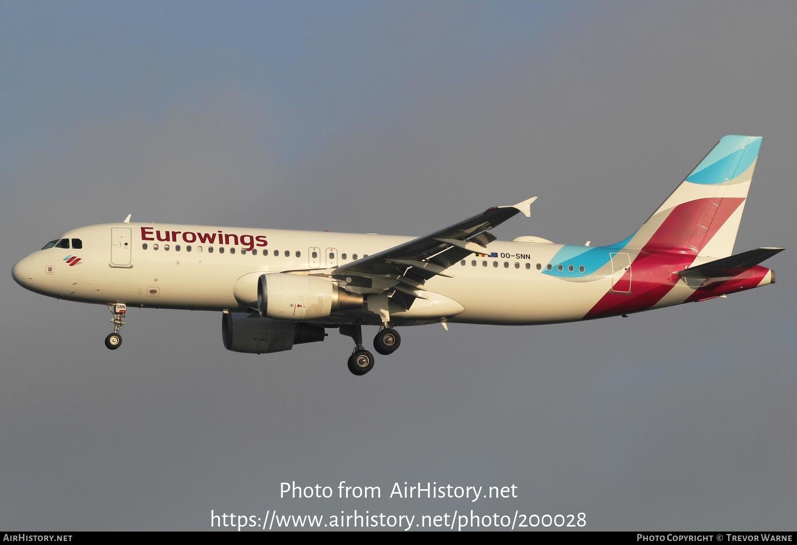 Aircraft Photo of OO-SNN | Airbus A320-214 | Eurowings | AirHistory.net #200028