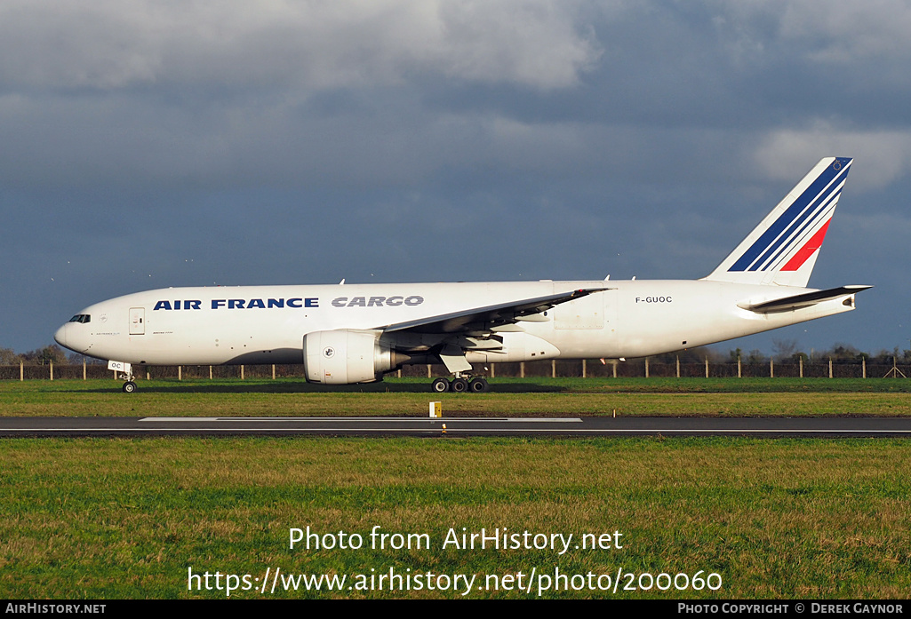 Aircraft Photo of F-GUOC | Boeing 777-F28 | Air France Cargo | AirHistory.net #200060