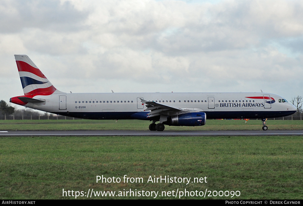 Aircraft Photo of G-EUXH | Airbus A321-231 | British Airways | AirHistory.net #200090