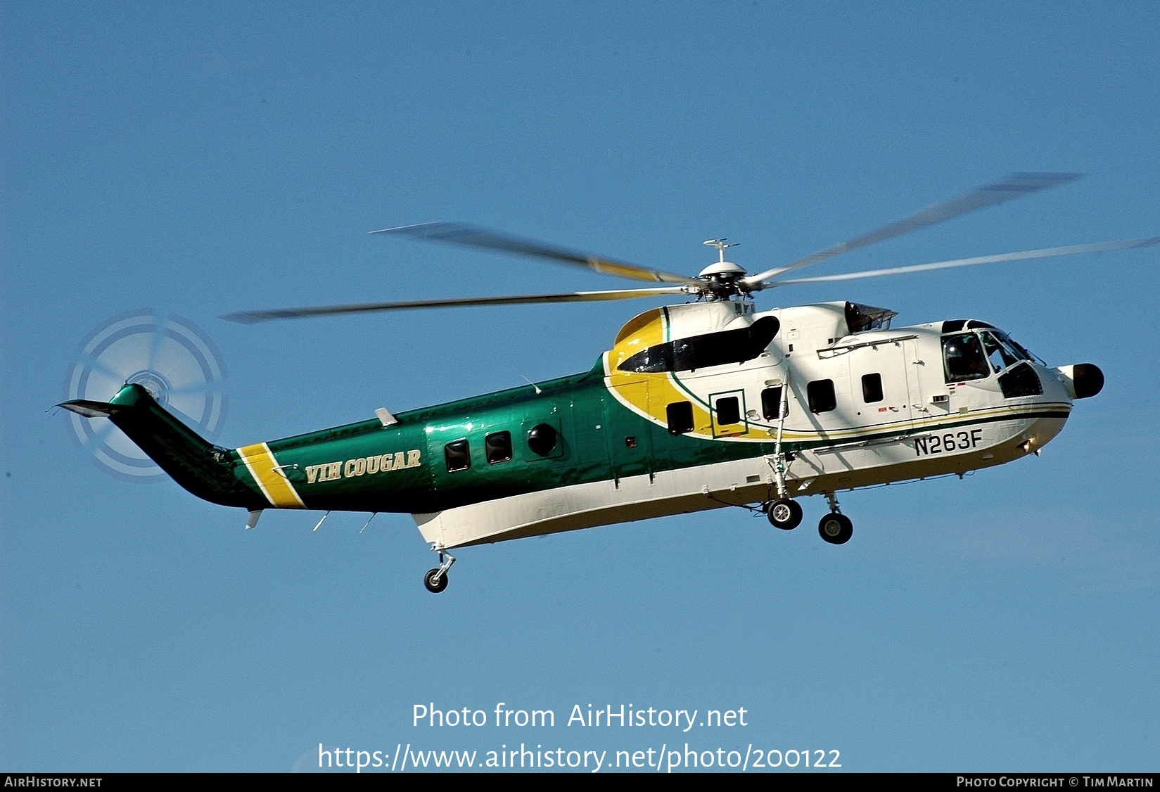 Aircraft Photo of N263F | Sikorsky S-61N | VIH Cougar Helicopters 