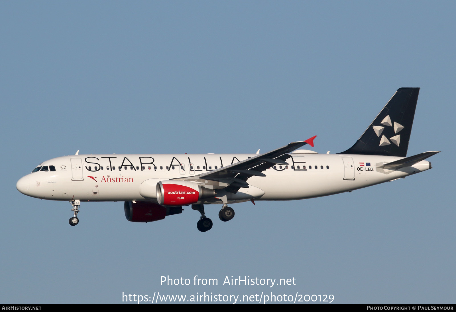 Aircraft Photo of OE-LBZ | Airbus A320-214 | Austrian Airlines | AirHistory.net #200129