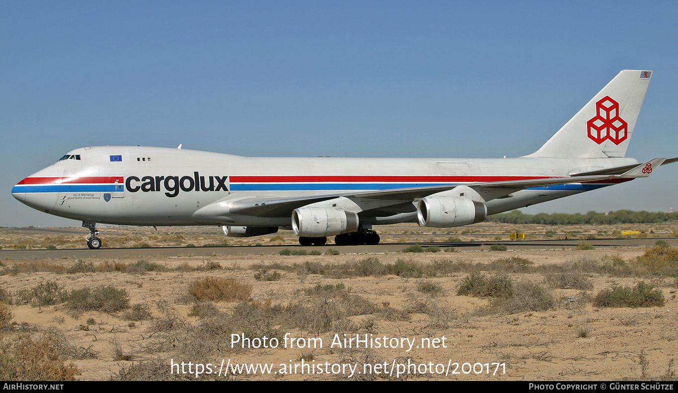 Aircraft Photo of LX-OCV | Boeing 747-4R7F/SCD | Cargolux | AirHistory.net #200171