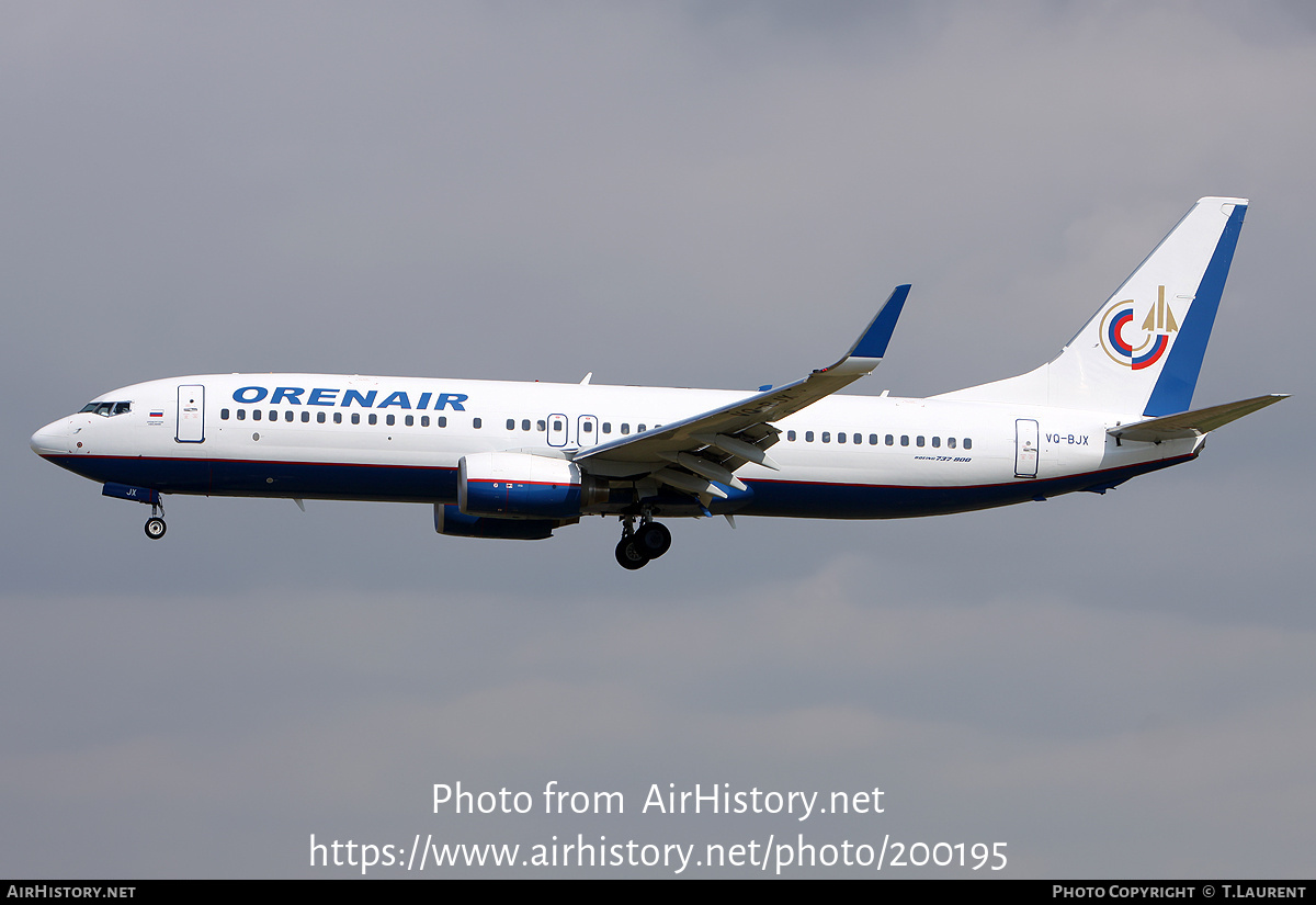 Aircraft Photo of VQ-BJX | Boeing 737-86N | Orenair | AirHistory.net #200195