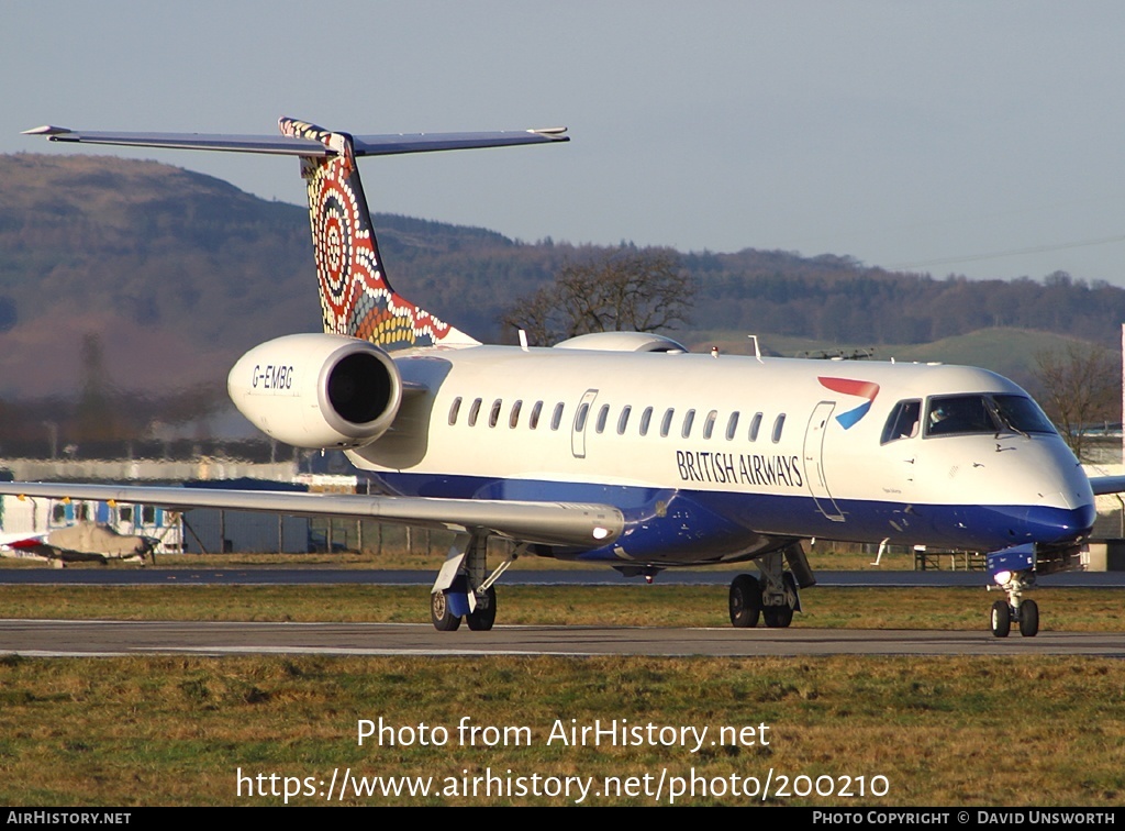 Aircraft Photo of G-EMBG | Embraer ERJ-145EU (EMB-145EU) | British Airways | AirHistory.net #200210