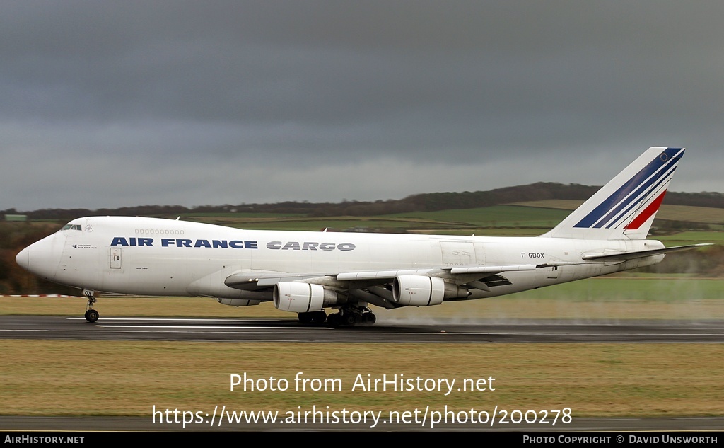 Aircraft Photo of F-GBOX | Boeing 747-2B3F/SCD | Air France Cargo | AirHistory.net #200278