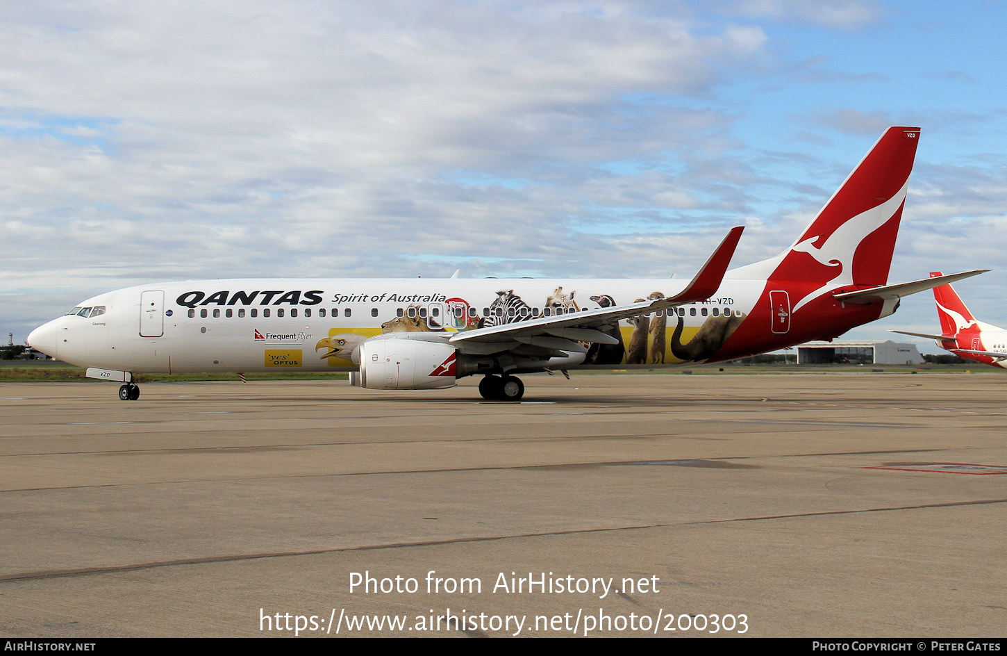 Aircraft Photo of VH-VZD | Boeing 737-838 | Qantas | AirHistory.net #200303