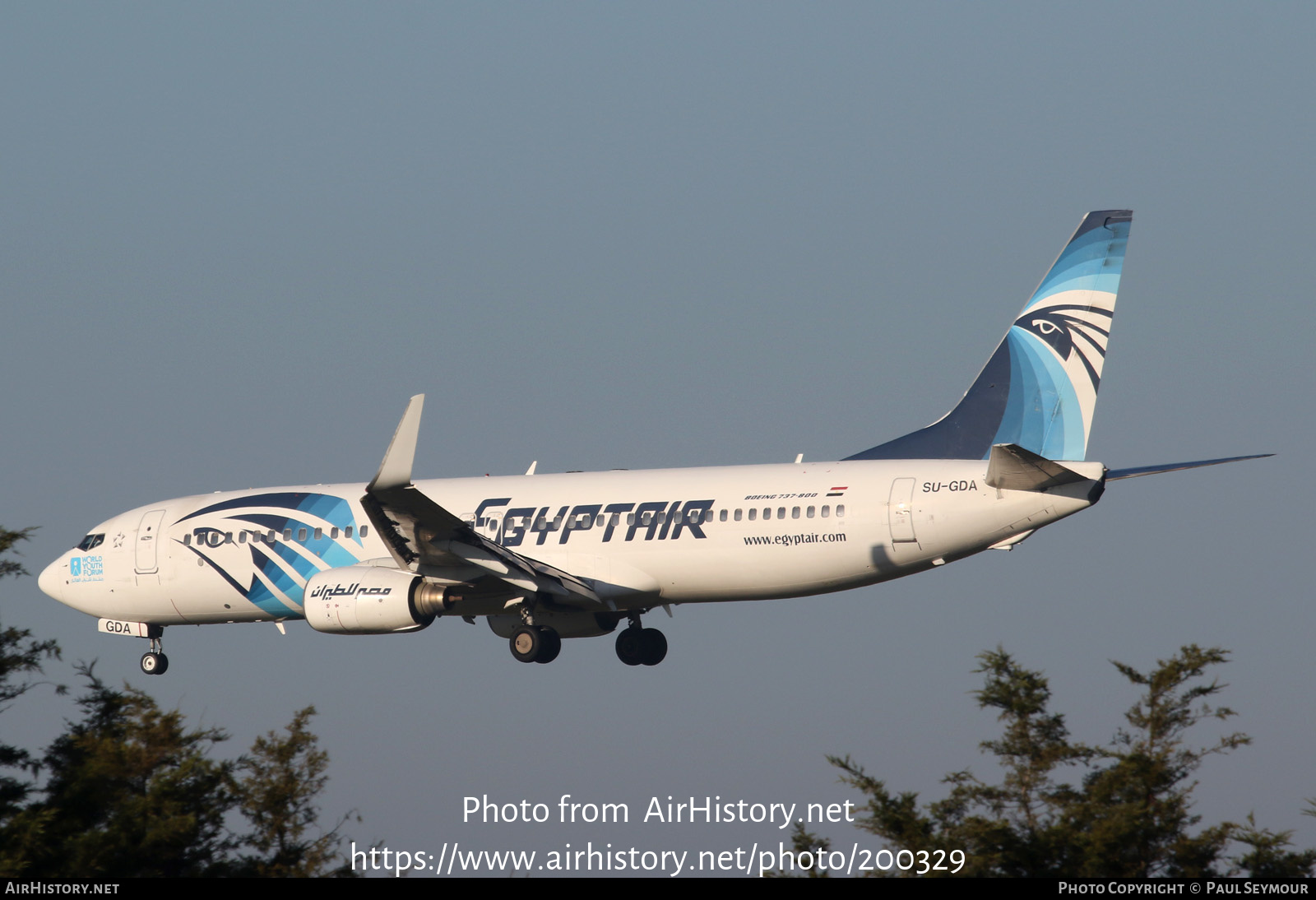 Aircraft Photo of SU-GDA | Boeing 737-866 | EgyptAir | AirHistory.net #200329