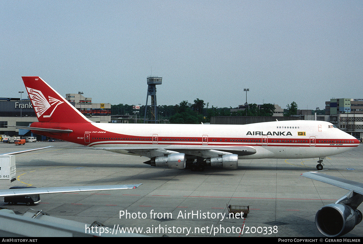 Aircraft Photo of 4R-ULF | Boeing 747-238B | AirLanka | AirHistory.net #200338