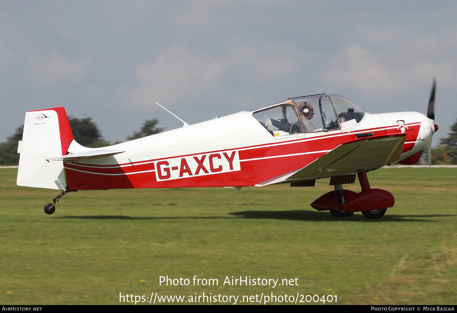 Aircraft Photo of G-AXCY | SAN Jodel D-117A | AirHistory.net #200401