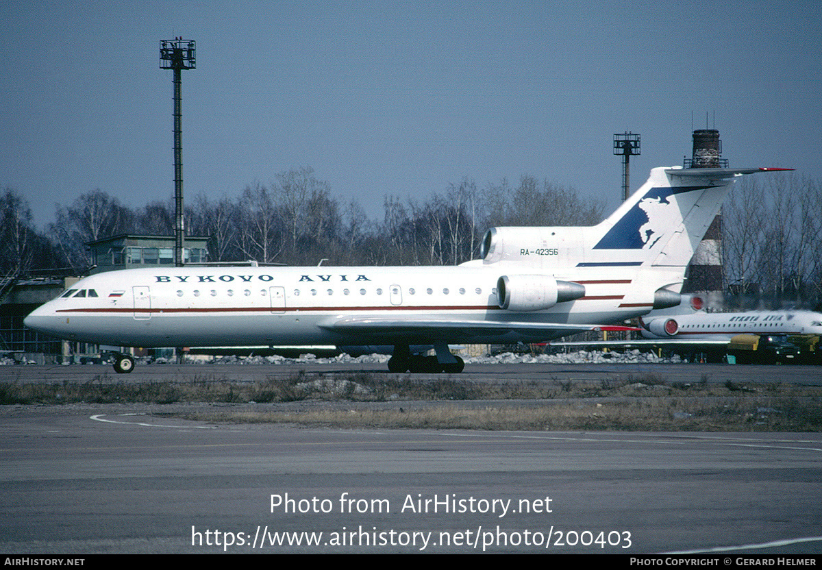 Aircraft Photo of RA-42356 | Yakovlev Yak-42 | Bykovo Avia | AirHistory.net #200403