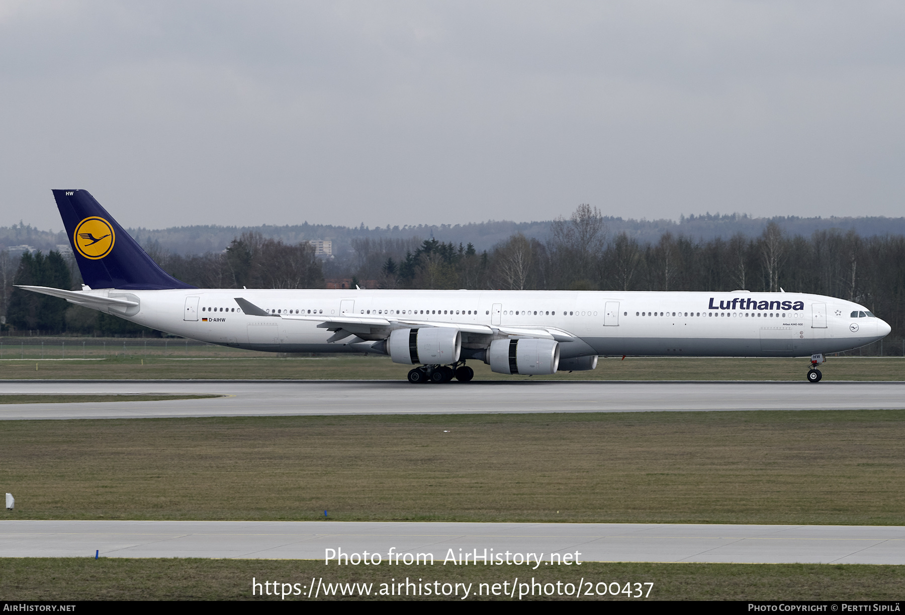 Aircraft Photo of D-AIHW | Airbus A340-642 | Lufthansa | AirHistory.net #200437