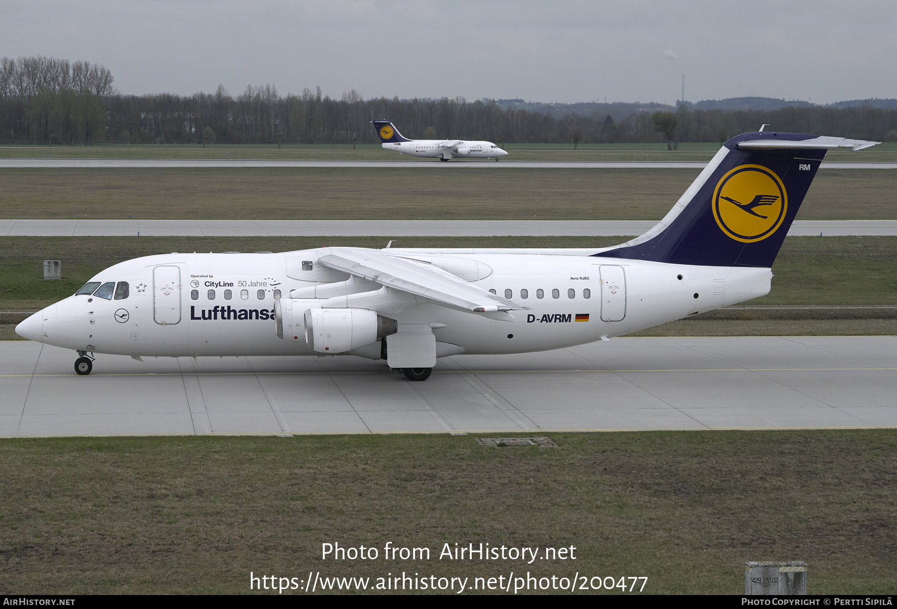 Aircraft Photo of D-AVRM | British Aerospace Avro 146-RJ85 | Lufthansa Regional | AirHistory.net #200477