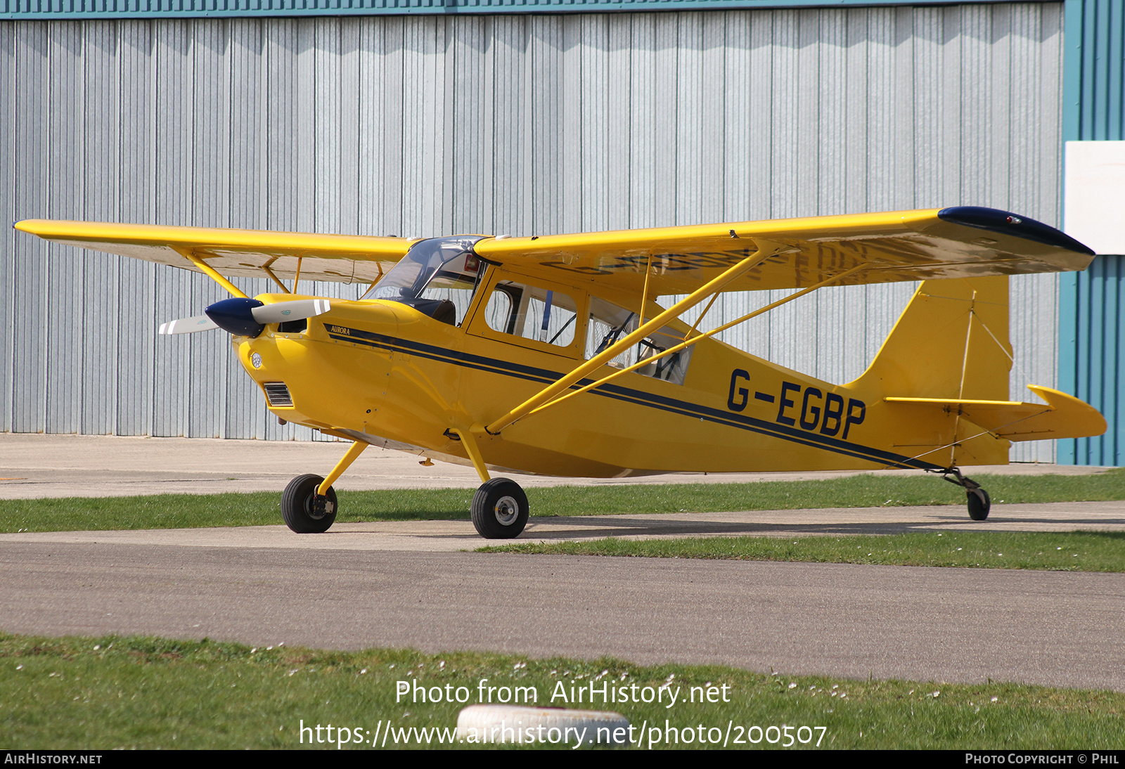 Aircraft Photo of G-EGBP | American Champion 7ECA Citabria | AirHistory.net #200507