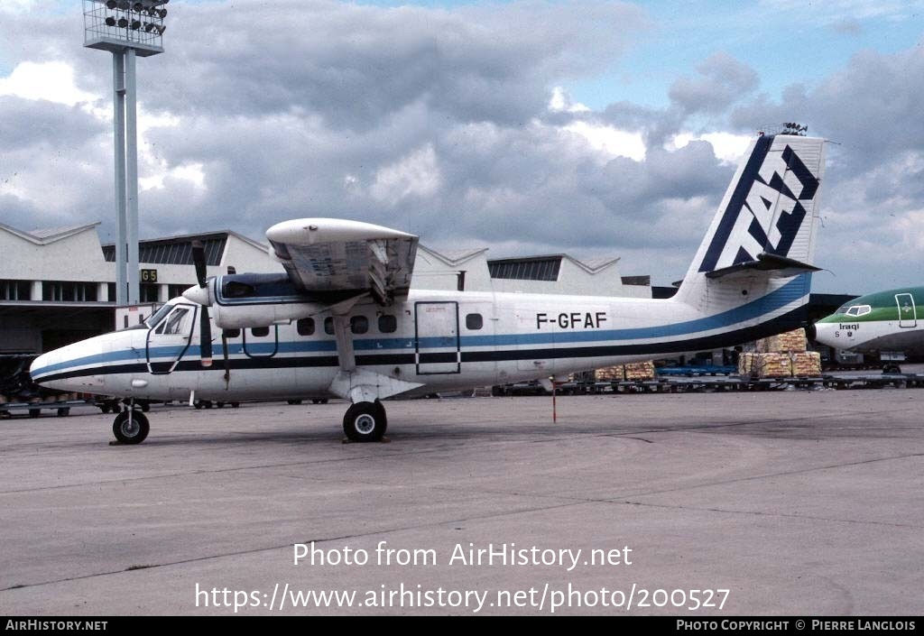 Aircraft Photo of F-GFAF | De Havilland Canada DHC-6-300 Twin Otter | TAT - Transport Aérien Transrégional | AirHistory.net #200527