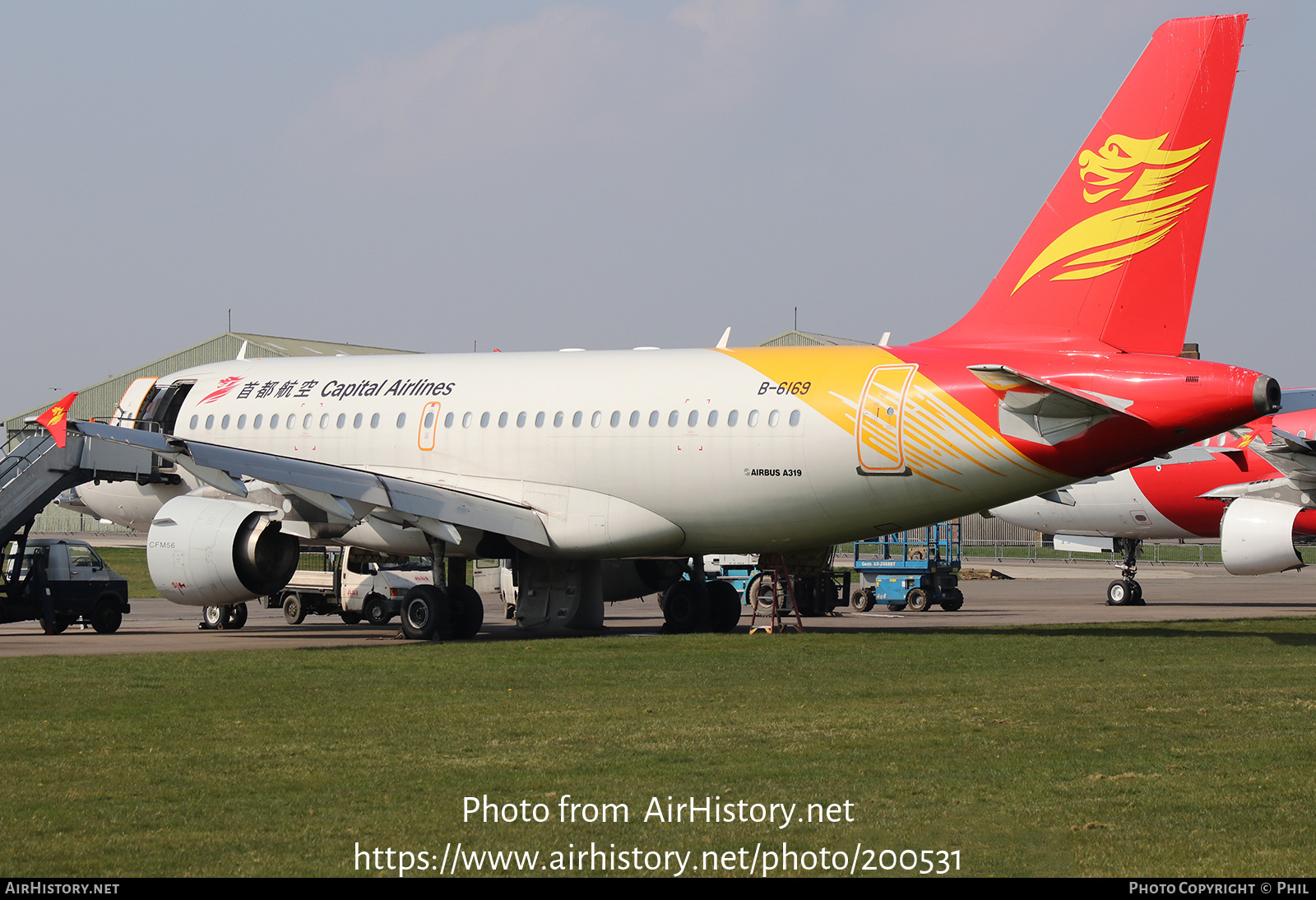 Aircraft Photo of B-6169 | Airbus A319-112 | Capital Airlines | AirHistory.net #200531