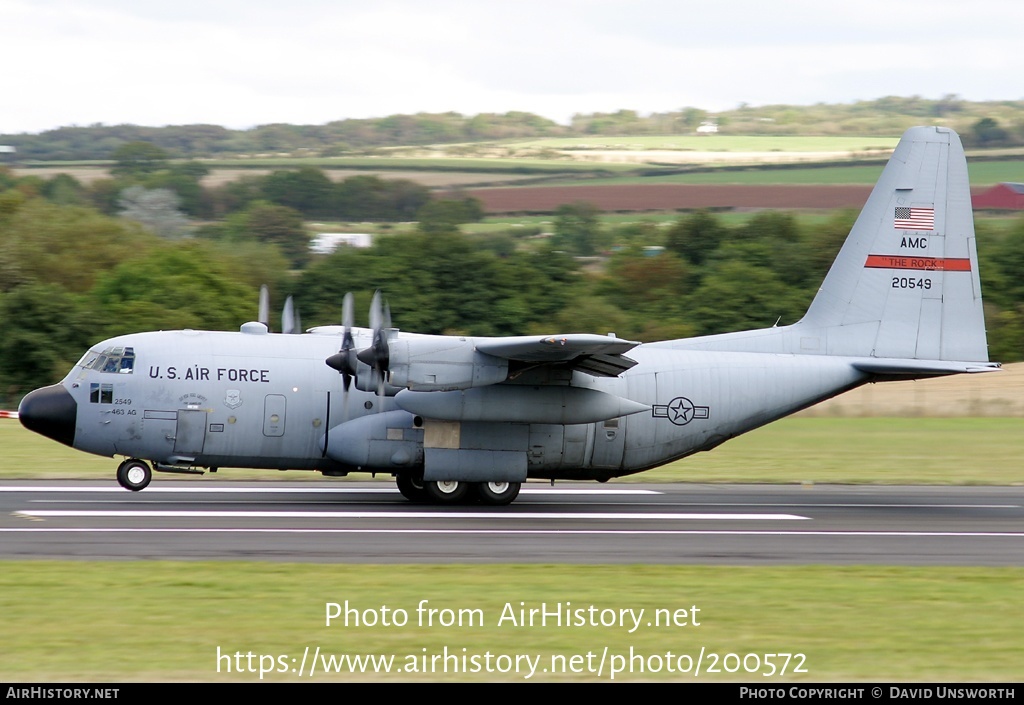 Aircraft Photo of 92-0549 / 20549 | Lockheed C-130H Hercules | USA - Air Force | AirHistory.net #200572