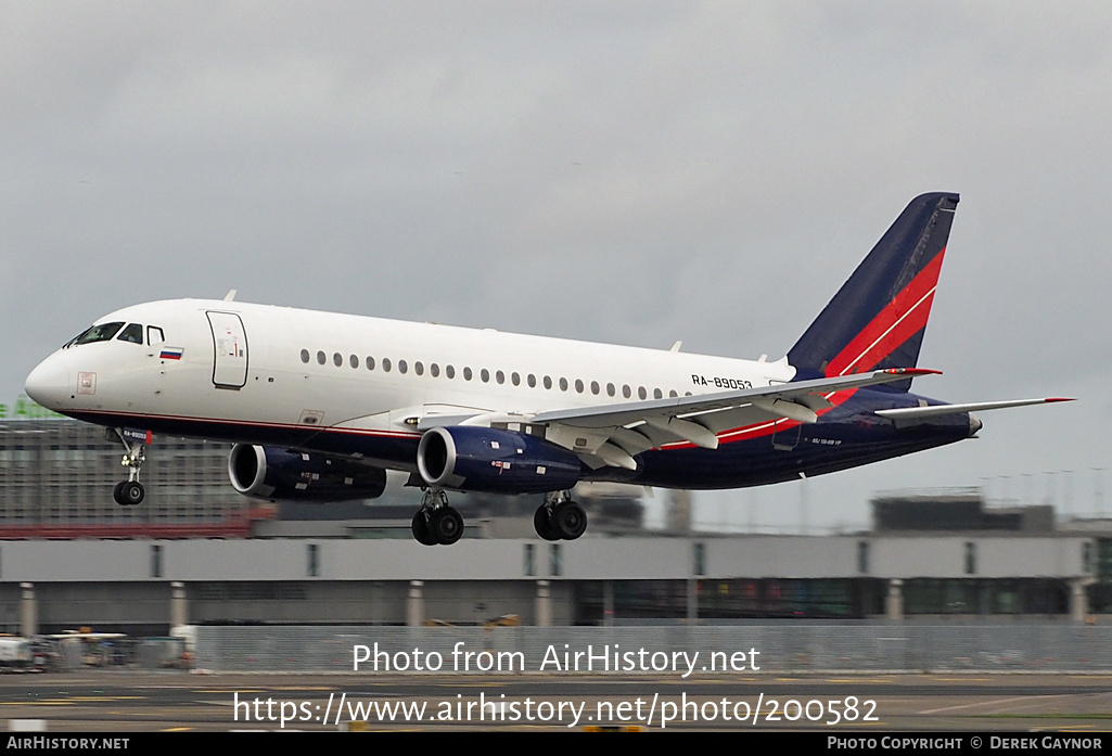 Aircraft Photo of RA-89053 | Sukhoi SSJ-100-95B Superjet 100 (RRJ-95B) | RusJet | AirHistory.net #200582