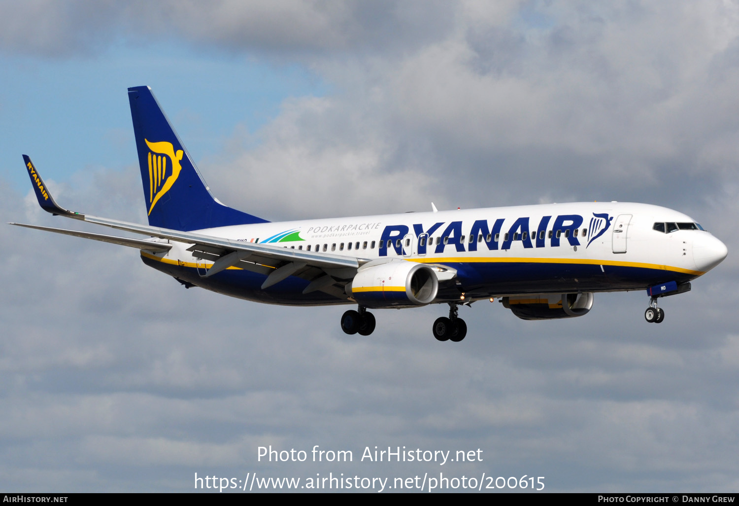 Aircraft Photo of EI-EMO | Boeing 737-8AS | Ryanair | AirHistory.net #200615