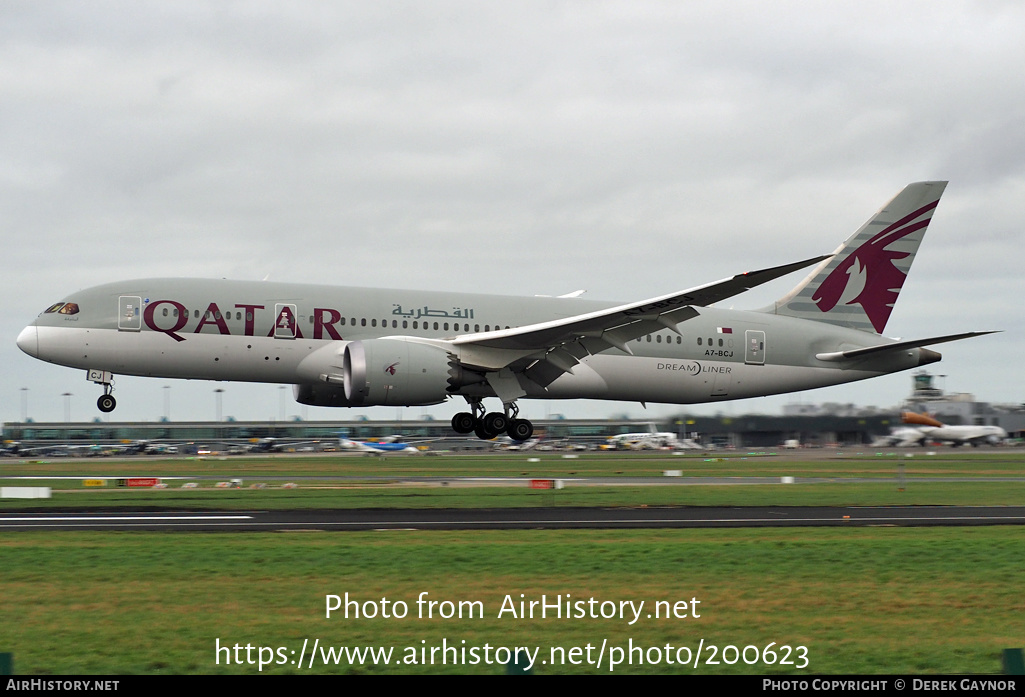 Aircraft Photo of A7-BCJ | Boeing 787-8 Dreamliner | Qatar Airways | AirHistory.net #200623