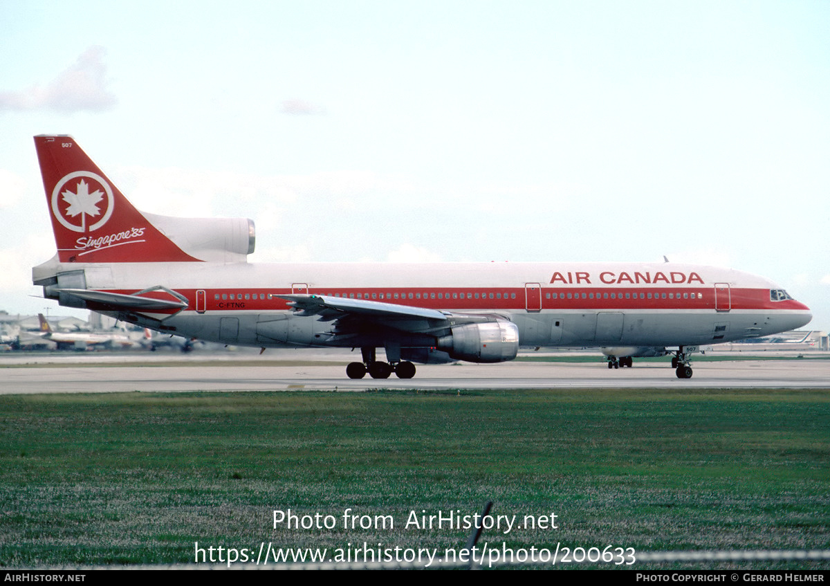 Aircraft Photo of C-FTNG | Lockheed L-1011-385-1 TriStar 1 | Air Canada | AirHistory.net #200633