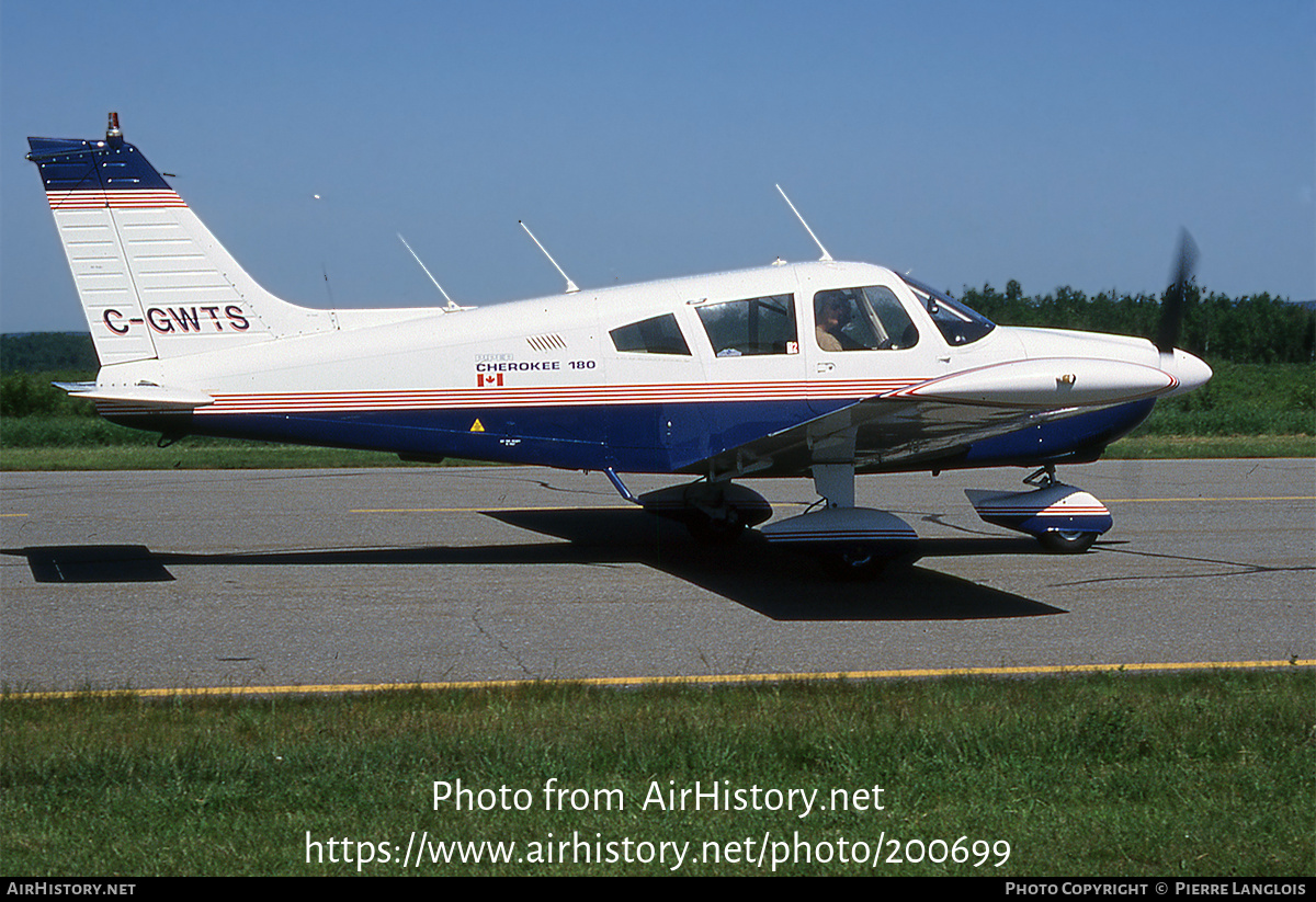 Aircraft Photo of C-GWTS | Piper PA-28-180 Cherokee G | AirHistory.net #200699