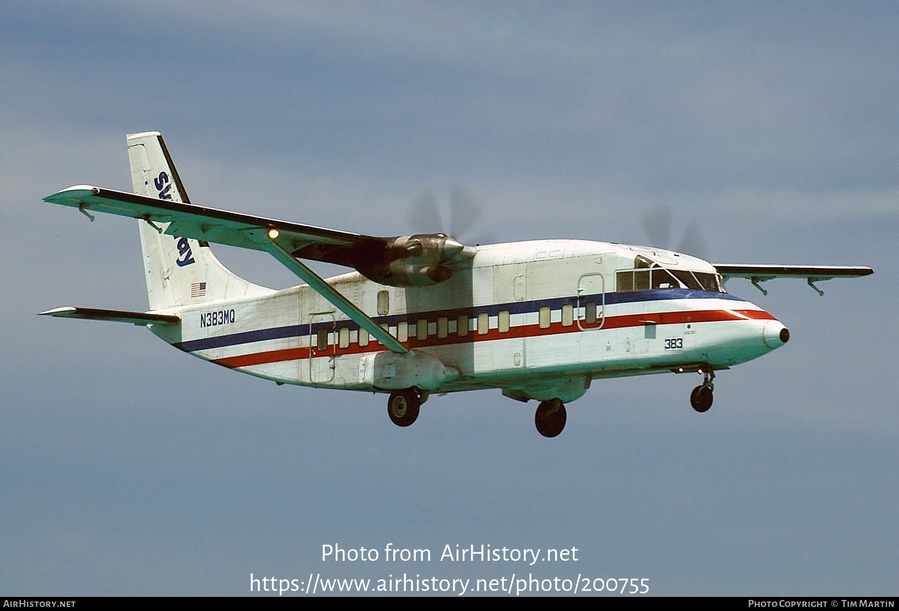 Aircraft Photo of N383MQ | Short 360-200 | SkyWay Enterprises | AirHistory.net #200755