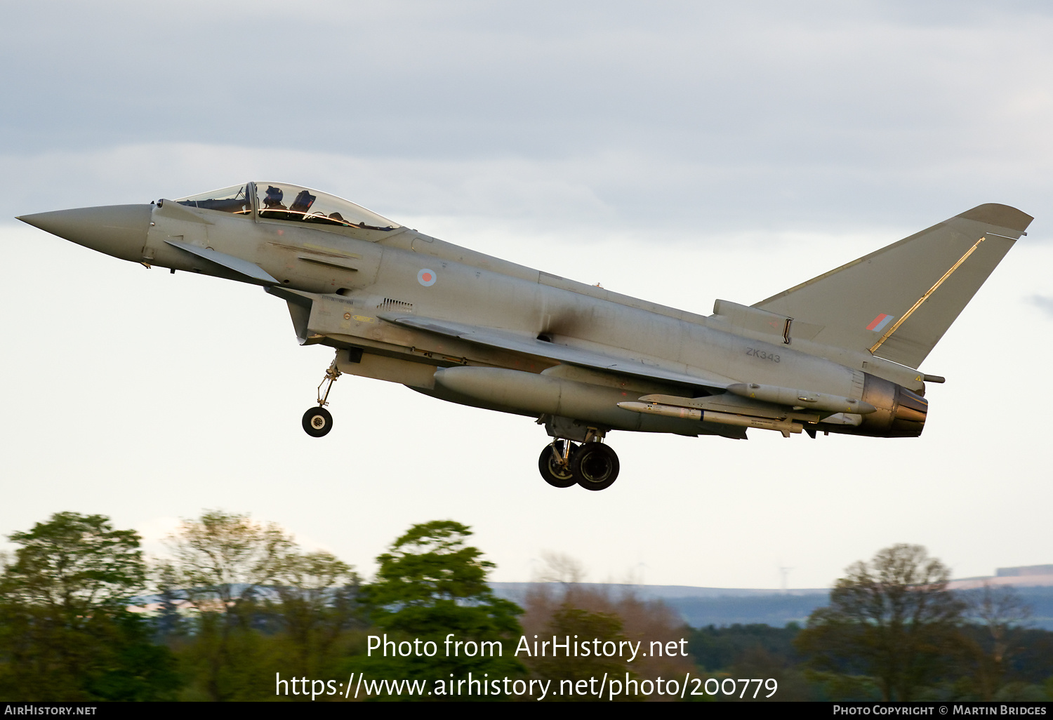 Aircraft Photo of ZK343 | Eurofighter EF-2000 Typhoon FGR4 | UK - Air Force | AirHistory.net #200779