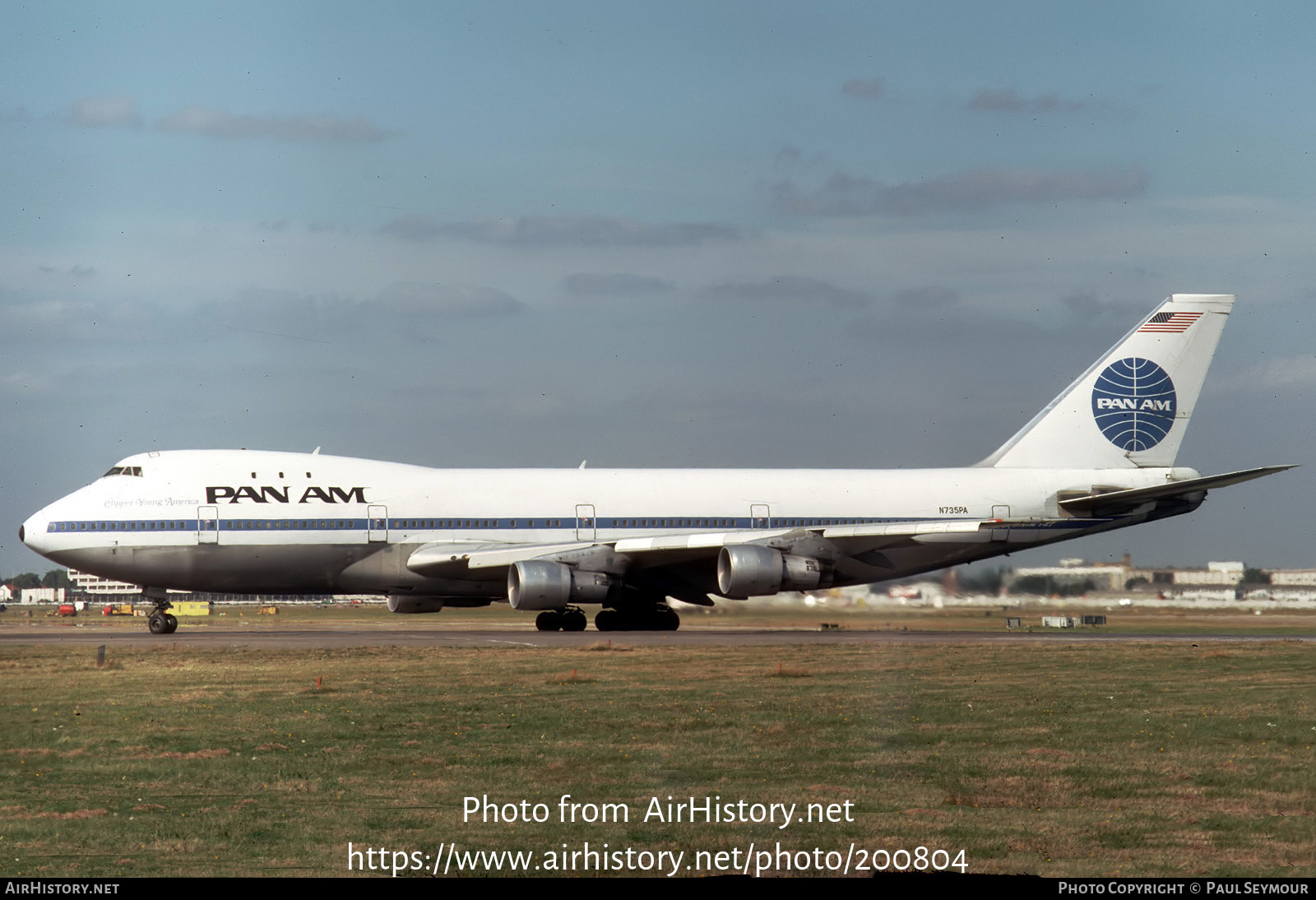 Aircraft Photo of N735PA | Boeing 747-121 | Pan American World Airways - Pan Am | AirHistory.net #200804