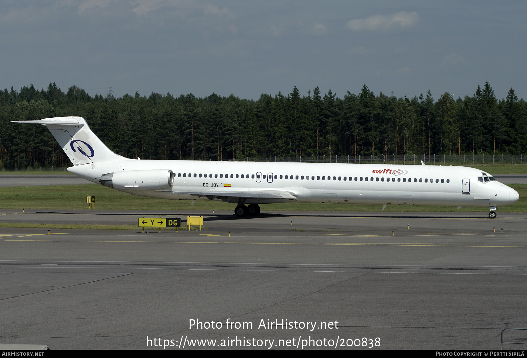 Aircraft Photo of EC-JQV | McDonnell Douglas MD-83 (DC-9-83) | Swiftair | AirHistory.net #200838