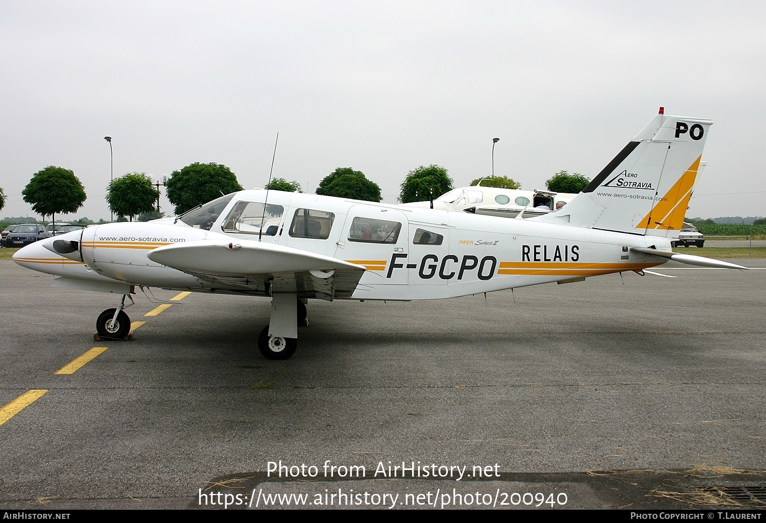 Aircraft Photo of F-GCPO | Piper PA-34-200T Seneca II | Aéro Sotravia | AirHistory.net #200940