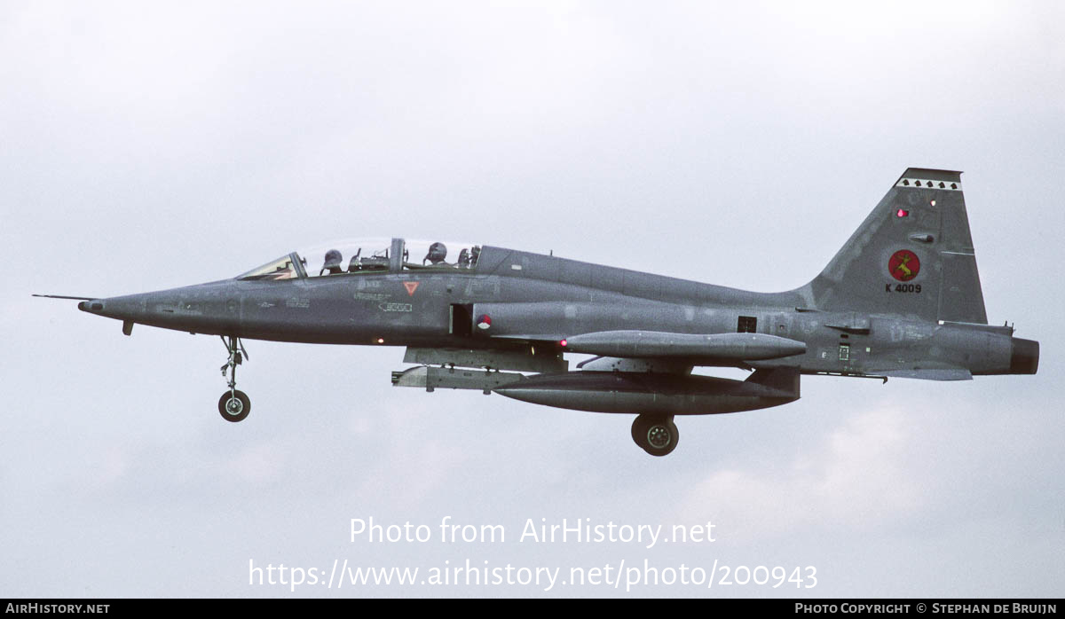 Aircraft Photo of K-4009 | Canadair NF-5B | Netherlands - Air Force | AirHistory.net #200943