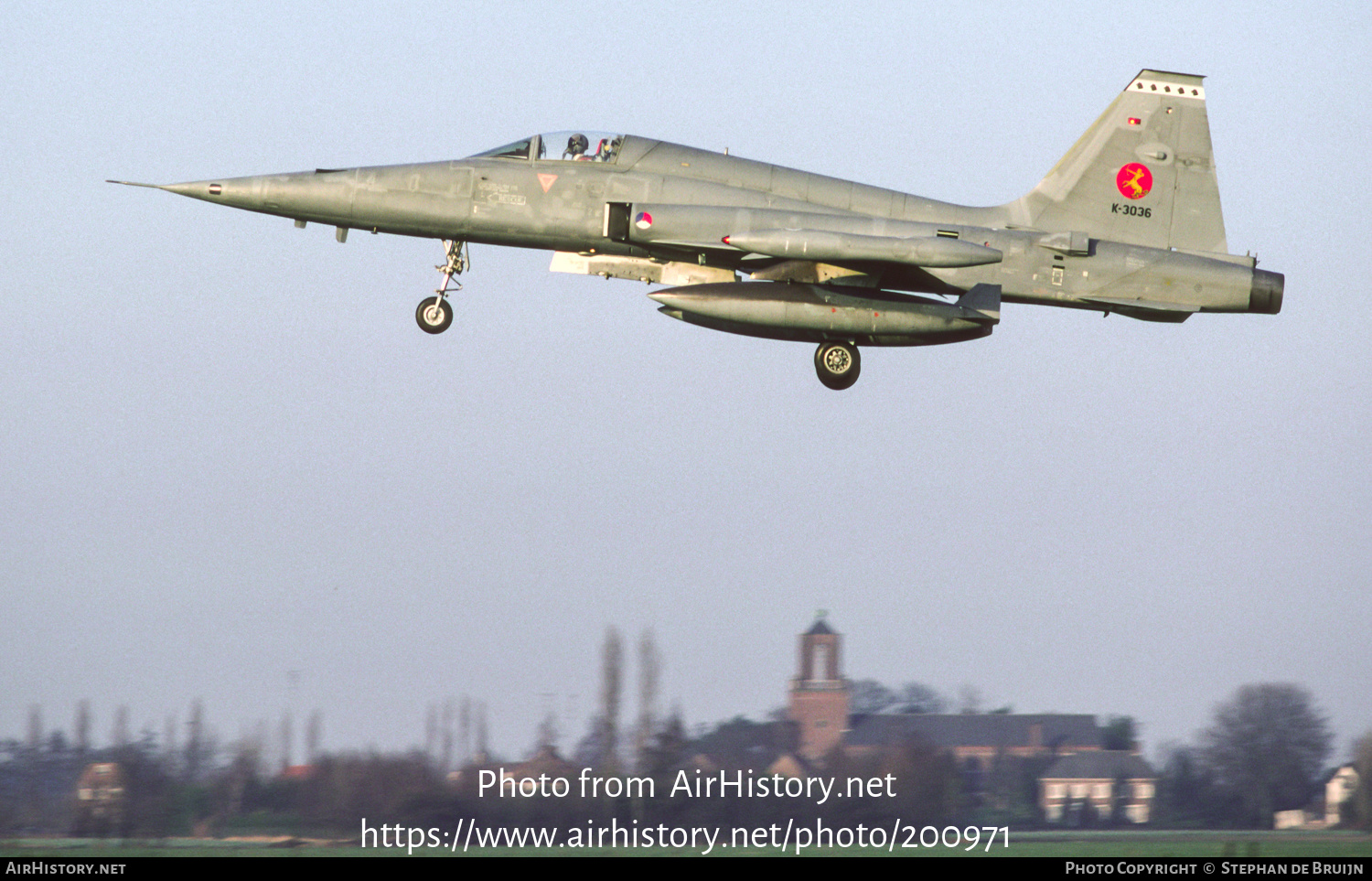 Aircraft Photo of K-3036 | Canadair NF-5A | Netherlands - Air Force | AirHistory.net #200971