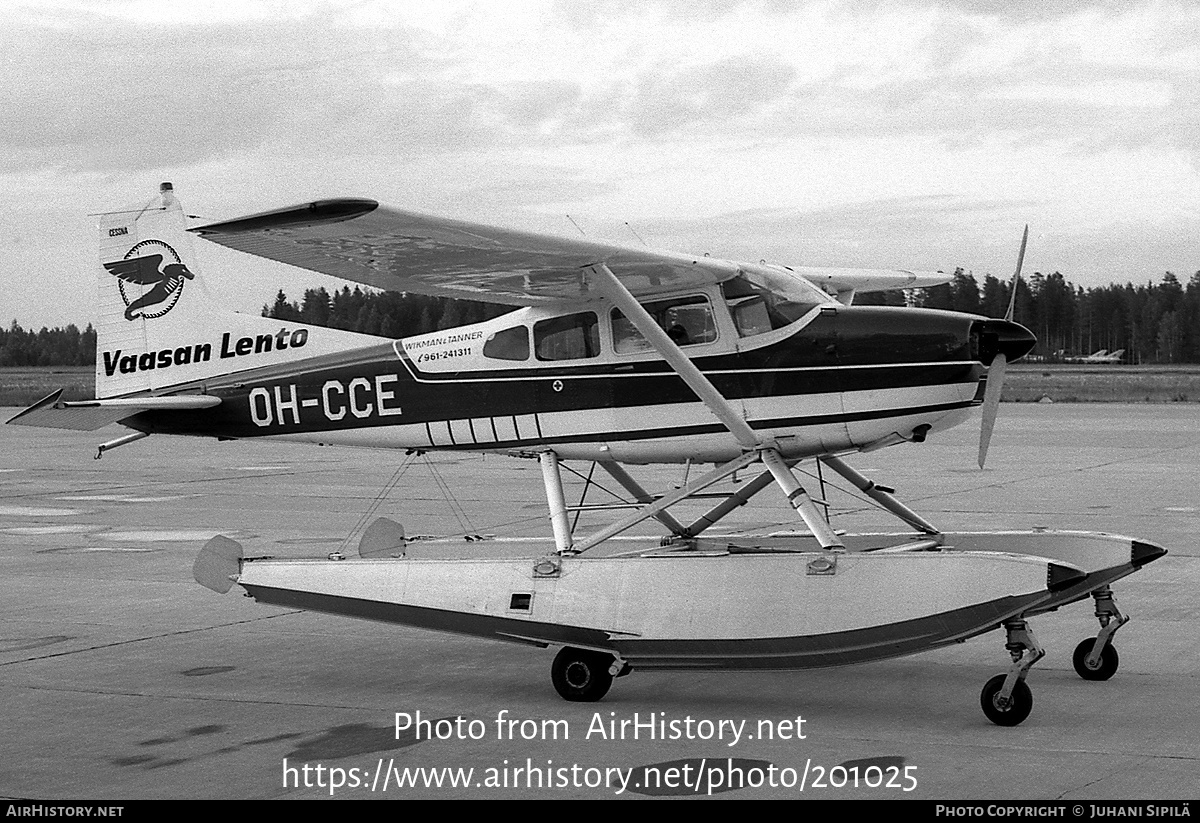 Aircraft Photo of OH-CCE | Cessna A185E Skywagon 185 | Vaasan Lento | AirHistory.net #201025