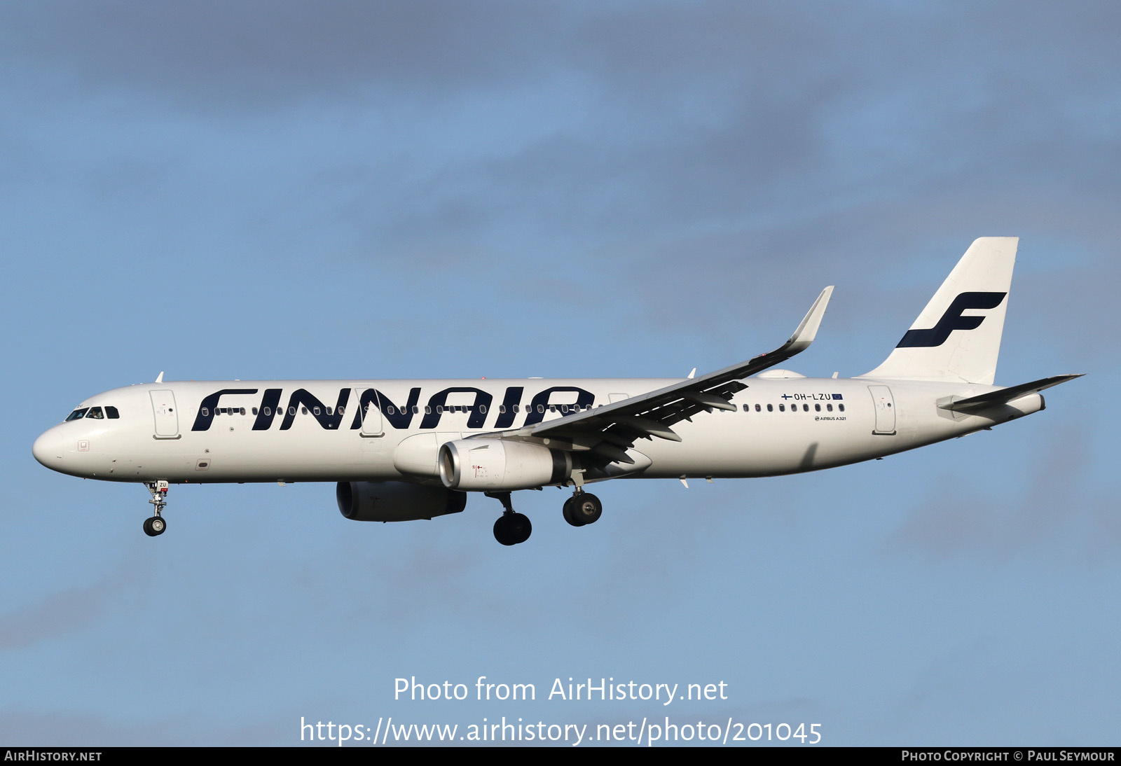 Aircraft Photo of OH-LZU | Airbus A321-231 | Finnair | AirHistory.net #201045